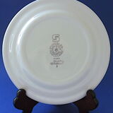 Suite of twelve porcelain dessert plates