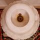 Spanish alabaster sculpted pedestal Decorative pedestal 20th century 66 cm