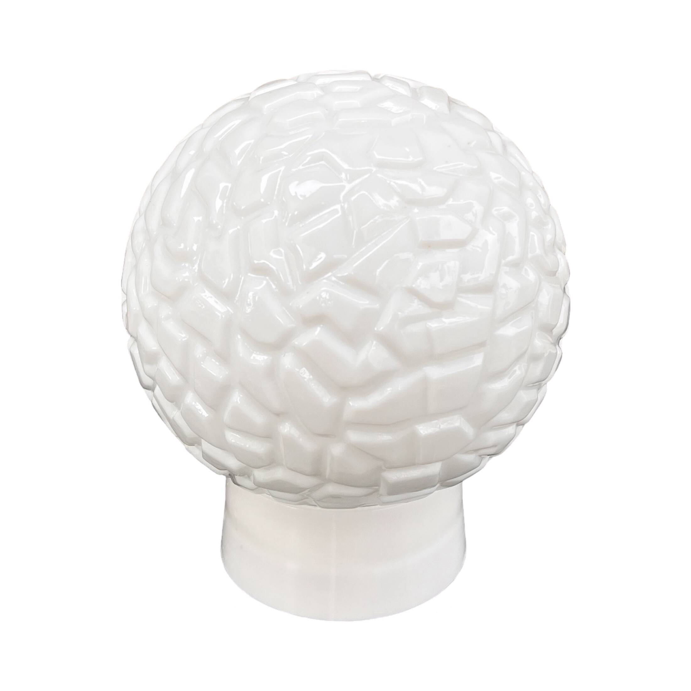 Spherical globe wall lamp, Elektrosvit Nové Zámky, Czechoslovakia, 1960s.