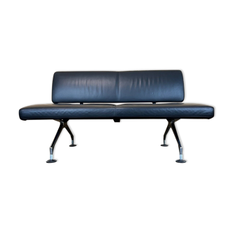 Leather Sofa by Antonio Citterio for Vitra Chrom Design 1990