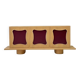 interoknack Rétro Vintage Buffet en Bois Massif, Meuble d'Entrée Designer S