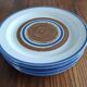 Set of six dessert plates Arabia Finland Peter Winquist