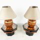 Paire de lampes de table chics, années 1980