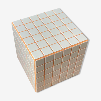 Cube - blanc/orange