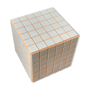 Cube - blanc/orange
