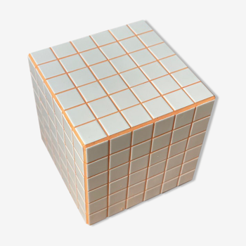 Cube - white/orange