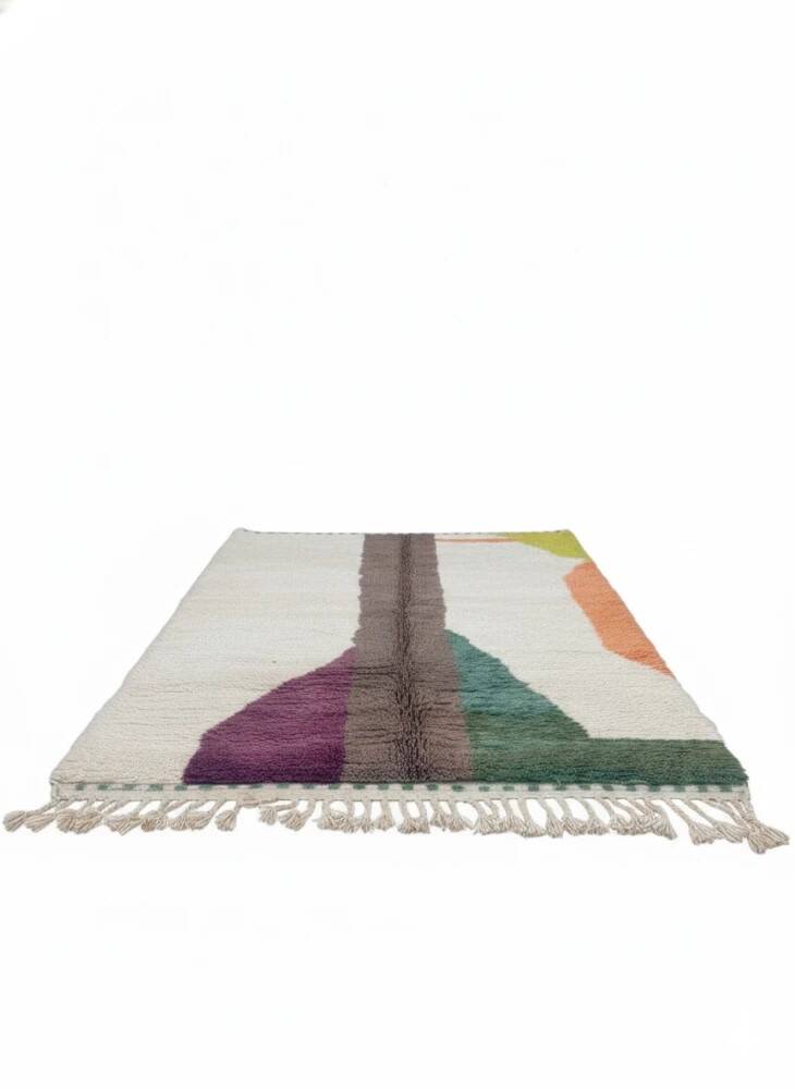 Modern coloured Berber rug