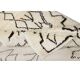 Contemporary Handmade Moroccan Berber Tulu Rug, 100% Natural Wool
