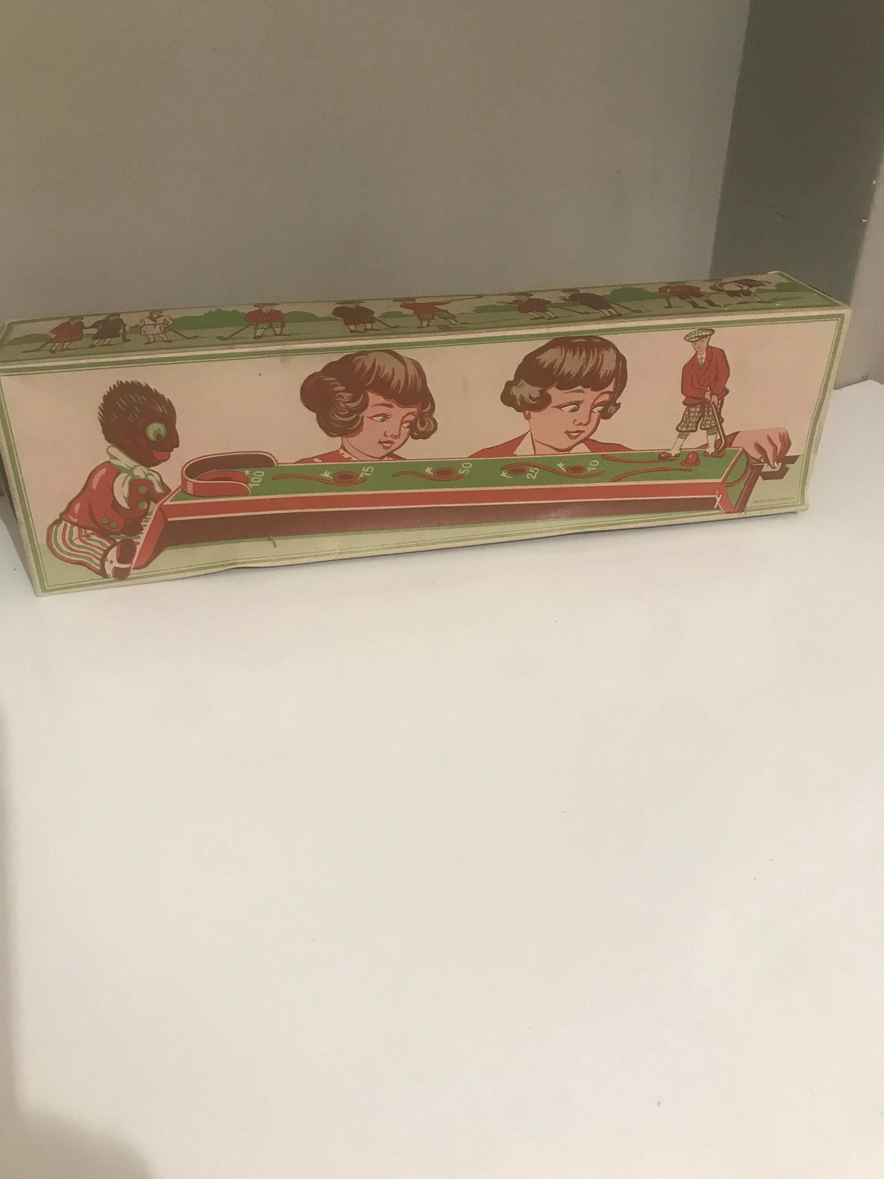 Ancient mechanical toy "Golfer"