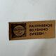 Falkenbergs gold metal suspension - Sweden 70s/80s