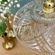 Vintage glass pendant lampshade - tableware collection -