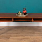Retro Teak 1960s Danish Midcentury Long Coffee Table