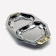 Plat en inox et laiton