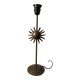 Vintage sun-shaped wrought iron lamp foot