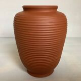 Small vase akru for klinker ceramics terracotta