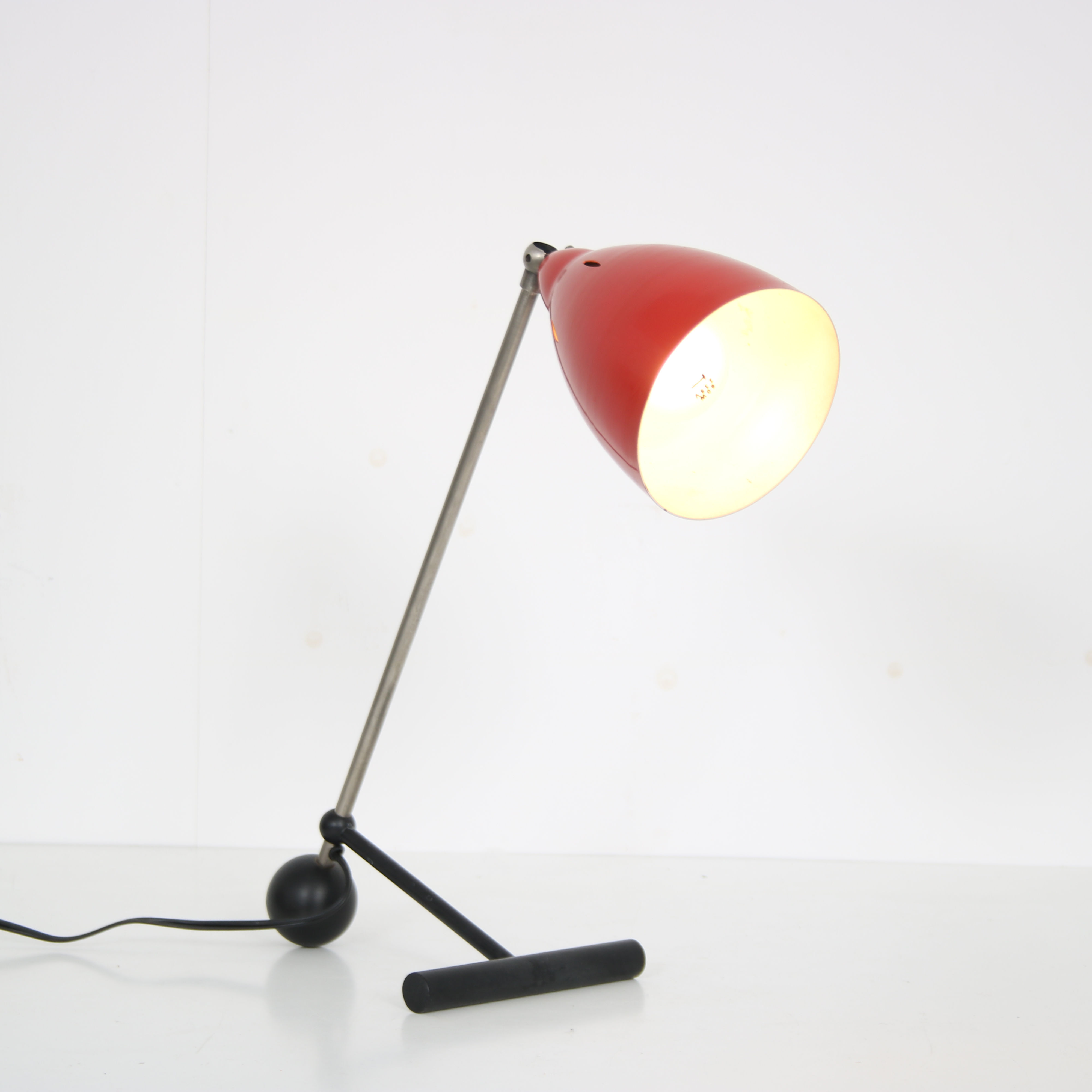 1950s adjustable dutch design desk lamp