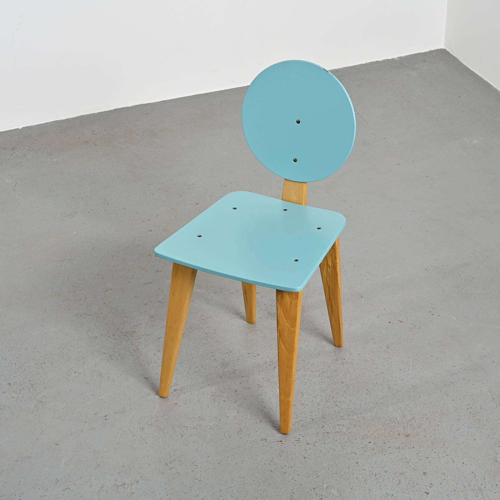 Ensemble bureau et chaise par André Sornay, Sornay Meubles Lyon 1955