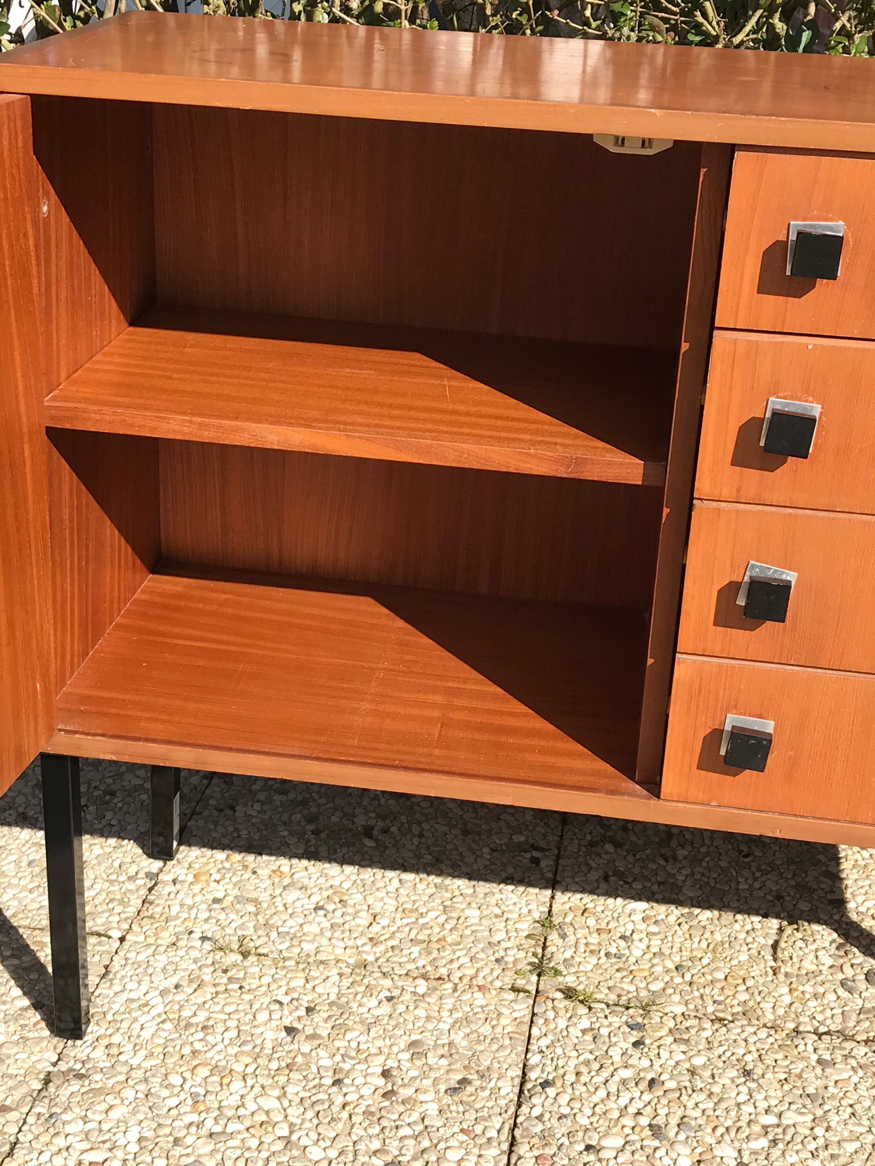 Commode vintage en teck par Combineurop, 1950