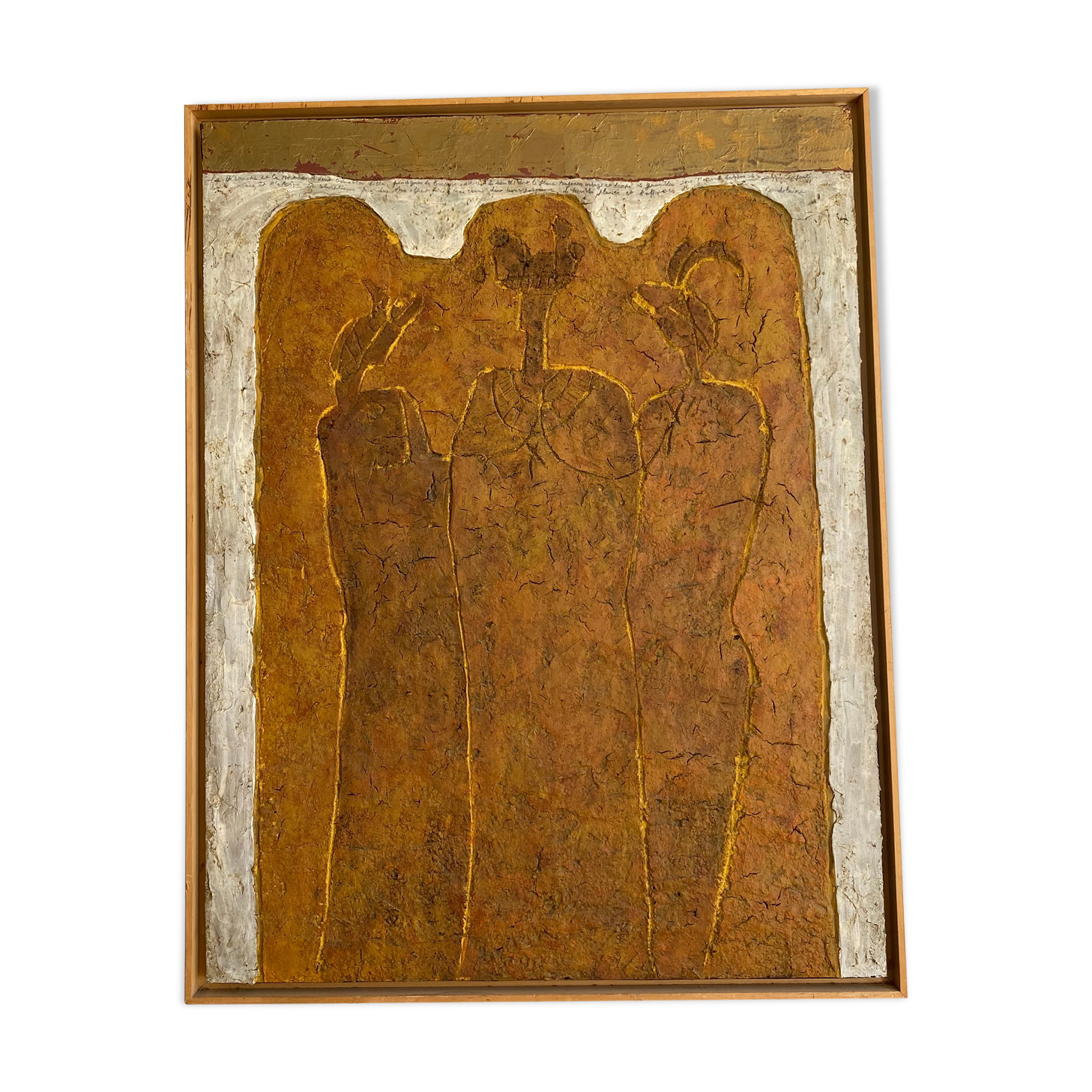 Painting "Two Good Sisters" by Baudelaire by Anne Marries GAIGNON