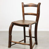 Antique Patinated Children's Chair, 1890s
