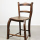 Antique Patinated Children's Chair, 1890s