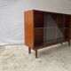 Mid Century Teak Cabinet with Glass Doors