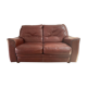 Canape 2 seater 100% leather brown