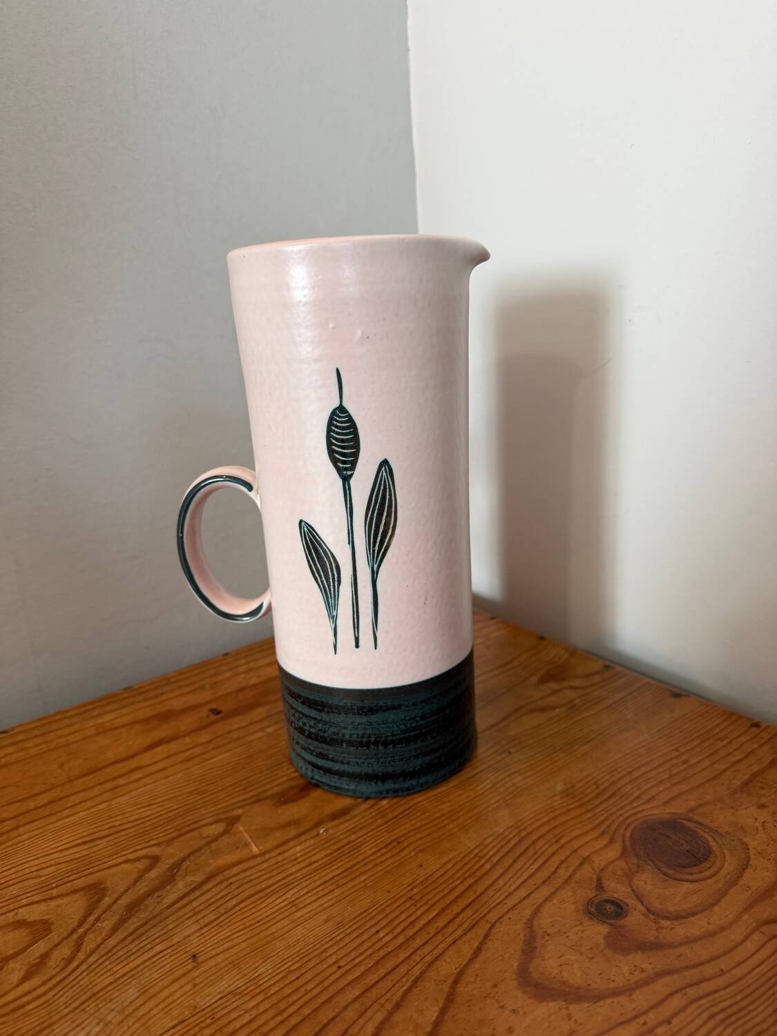 Glazed ceramic vase by Yvon Roy from Durtal, vintage 60s model.