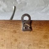 Vintage wooden wall coat rack - 5 hooks