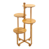 André Groult four-tiered stand in maple and beech around 1920