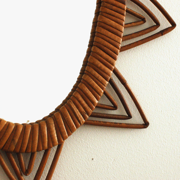 Mirror rattan Sun
