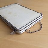 Vintage triptych barber mirror