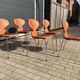 Fritz hansen ant chairs in cognac leather new!!