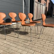 Fritz hansen ant chairs in cognac leather new!!