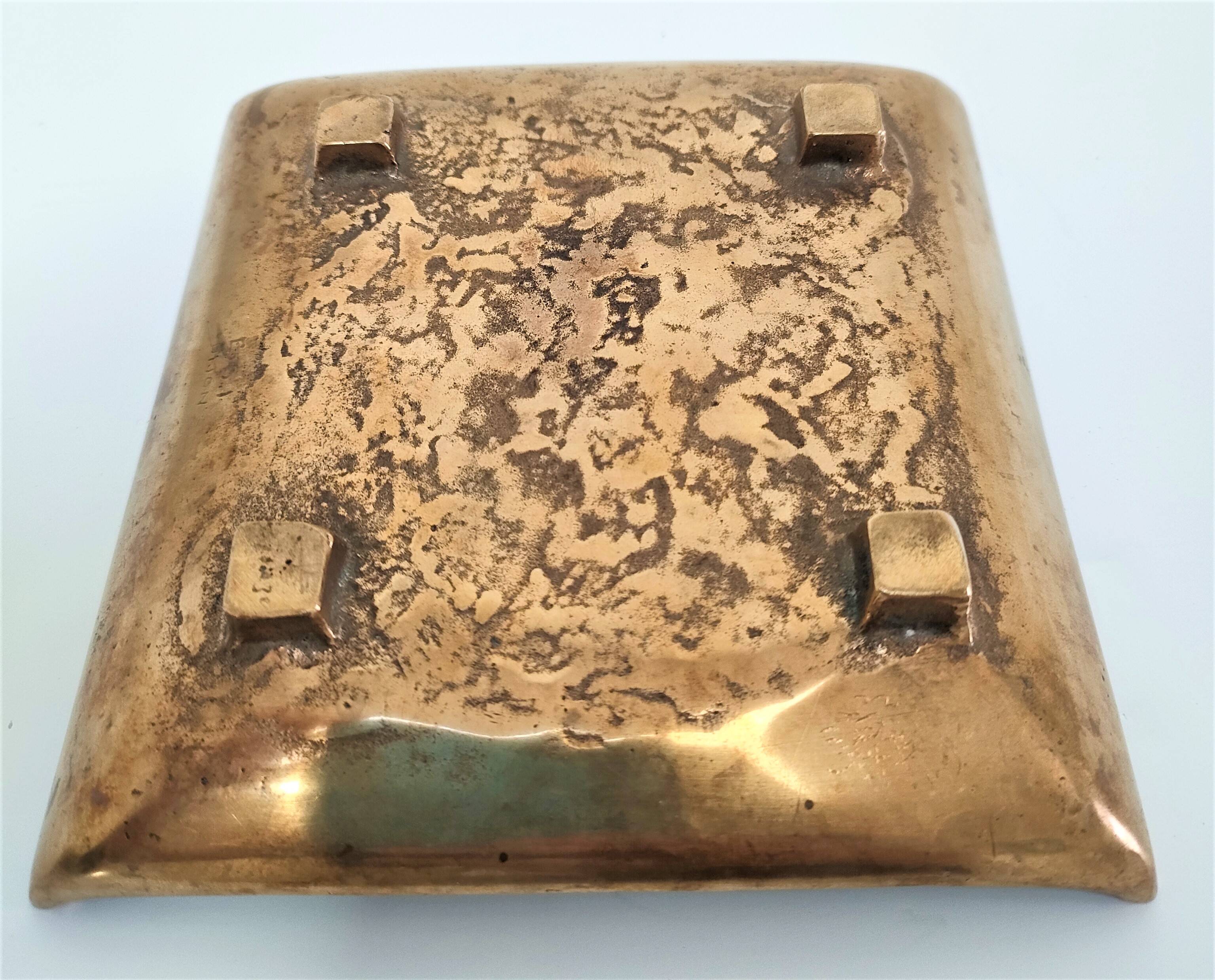 Jacques Lauterbach gilded bronze pocket emptier from the 70s