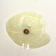 Pale yellow asymmetrical suspension cup 1960