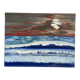 Oil on canvas landscape painting