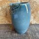 Ancient Vase JACKY COVILLE Glazed Stoneware Blue Vintage #D987