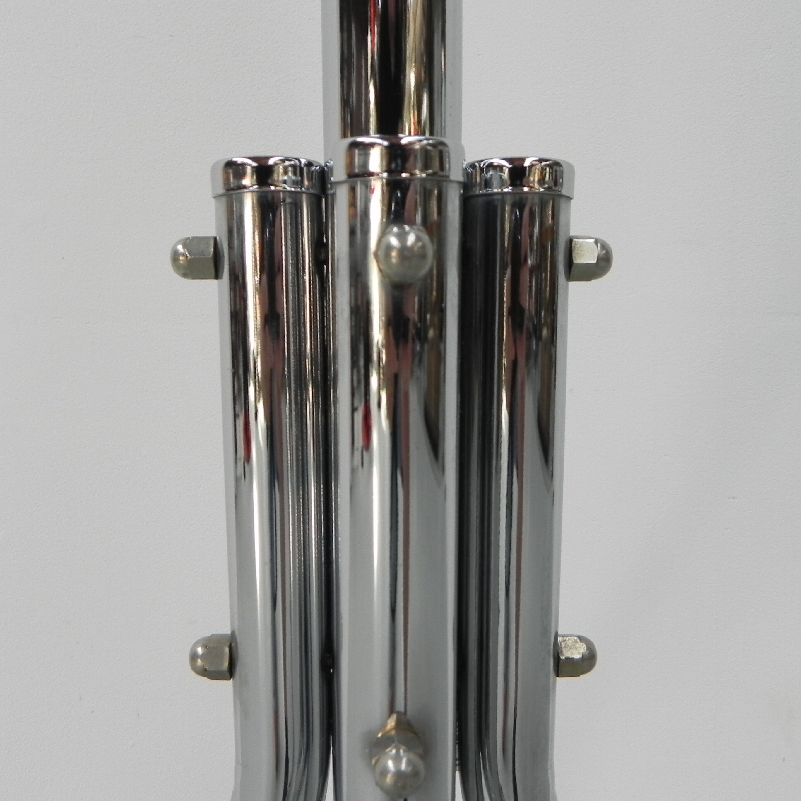 Standing chrome-plated Tubax coat rack