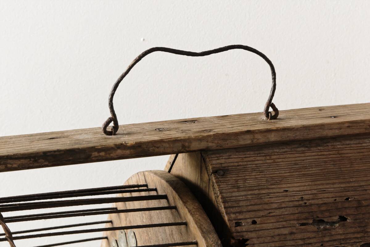 Cage à écureuil, 19ème siècle, bois et métal