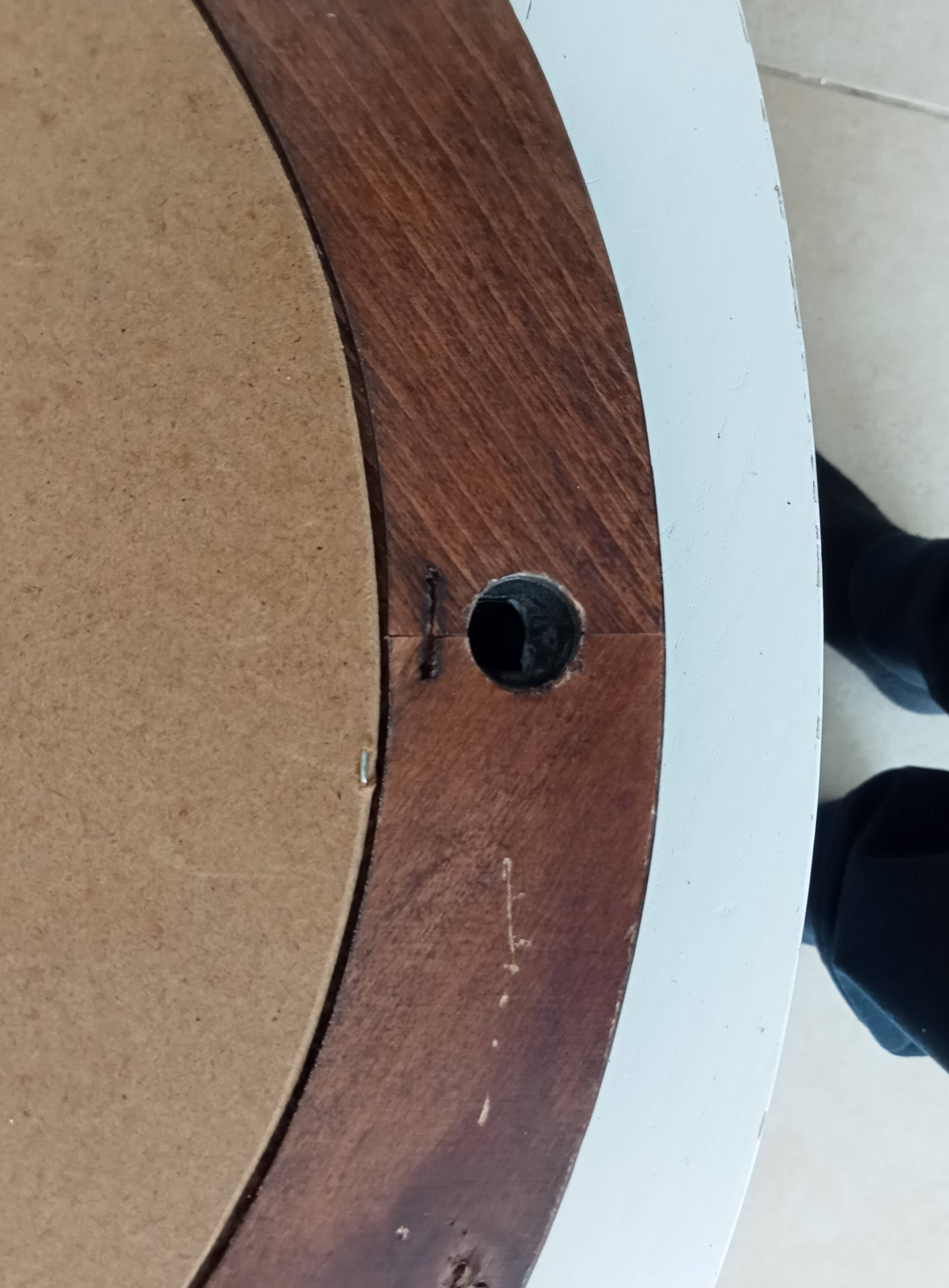 Vintage solid wood mirror