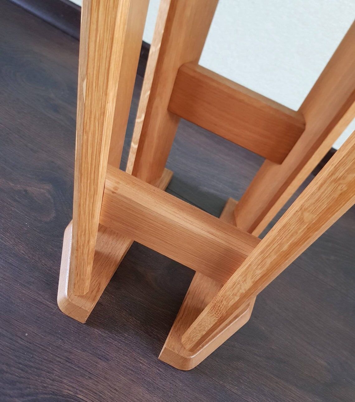 Table de bout en bois vintage années 80