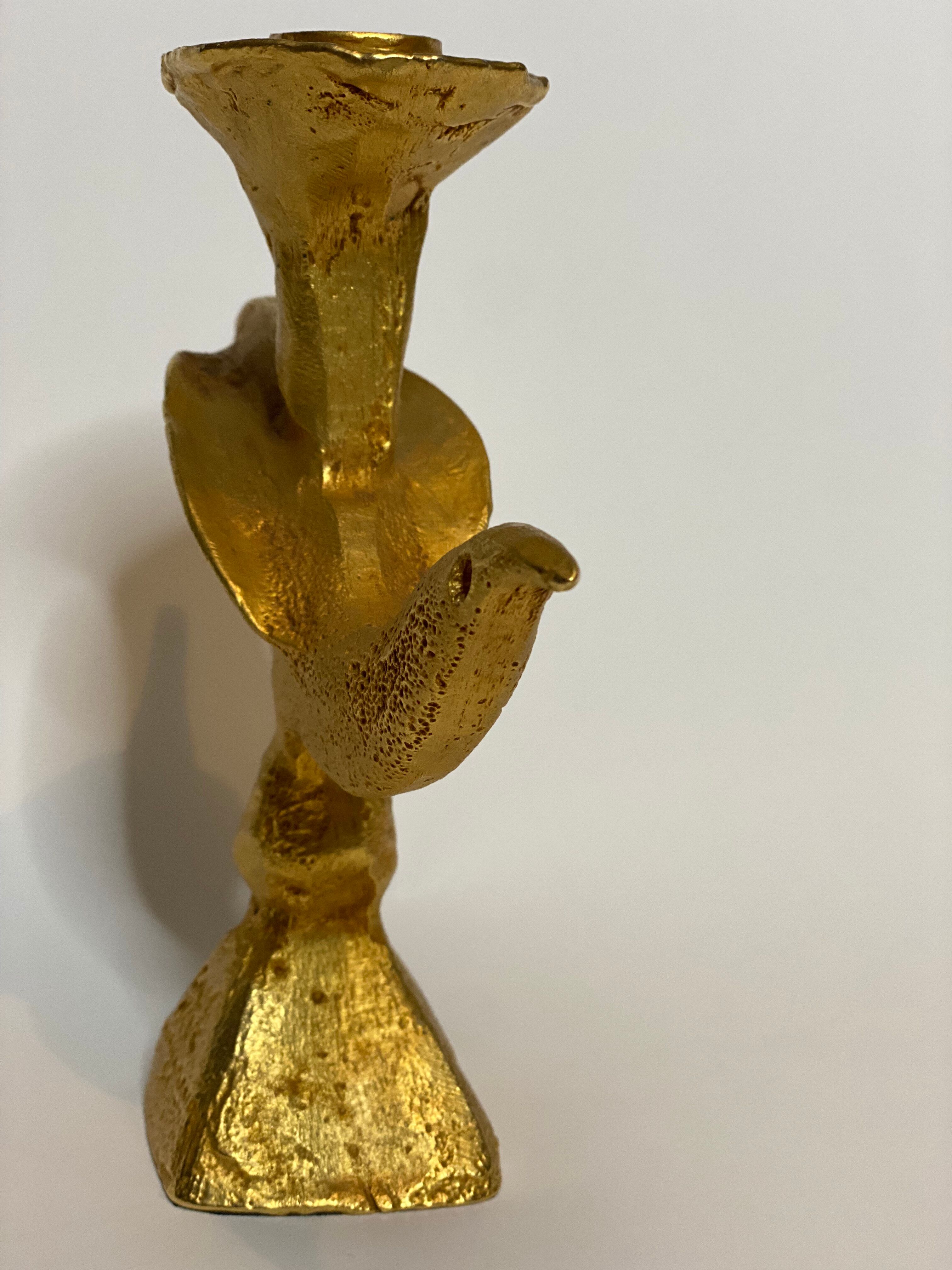 Set of candle holders representing birdsby Pierre Casenove