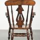 Antique English Windsor spindle chair from the early 19th century