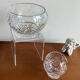Set of 2 thick crystal candy cups