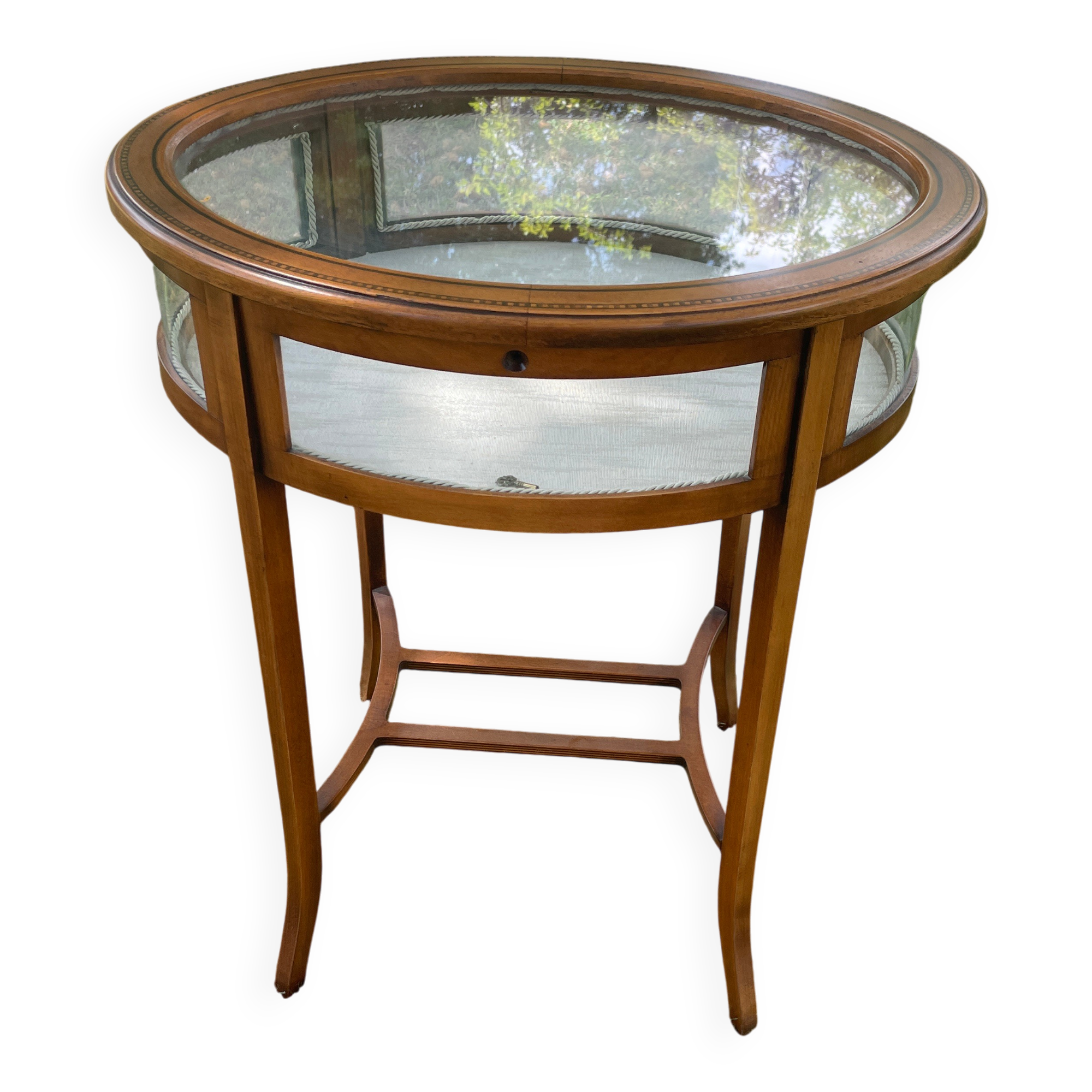 Vitrine sur pied vintage