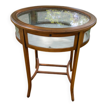 Vitrine sur pied vintage