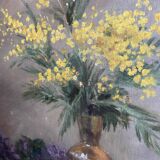 Still life with mimosa