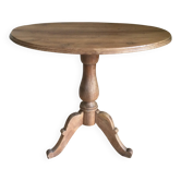 Antique wooden pedestal table