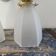 Set of two art deco wall lamps electrified to nine